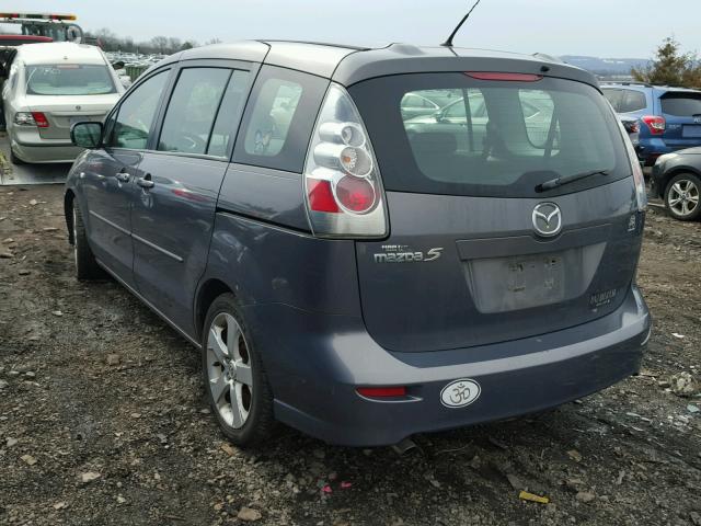 JM1CR293370147564 - 2007 MAZDA 5 GRAY photo 3