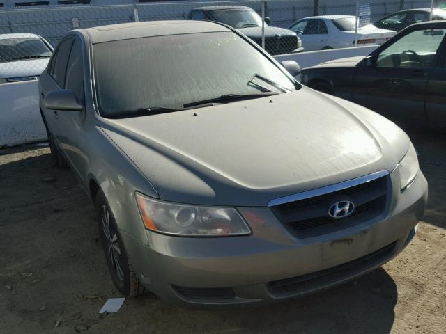 5NPET46F48H376327 - 2008 HYUNDAI SONATA GLS GRAY photo 1