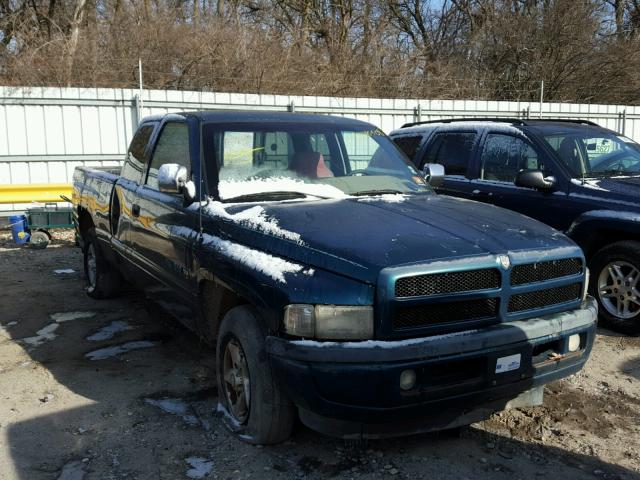 3B7HC13Z5VG809622 - 1997 DODGE RAM 1500 GREEN photo 1