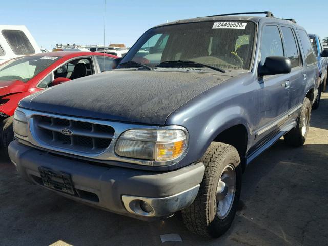 1FMZU63X1YZB01445 - 2000 FORD EXPLORER X BLUE photo 2