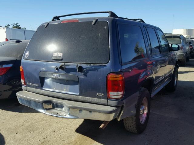 1FMZU63X1YZB01445 - 2000 FORD EXPLORER X BLUE photo 4