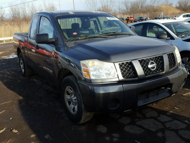 1N6BA06AX5N520834 - 2005 NISSAN TITAN XE GRAY photo 1