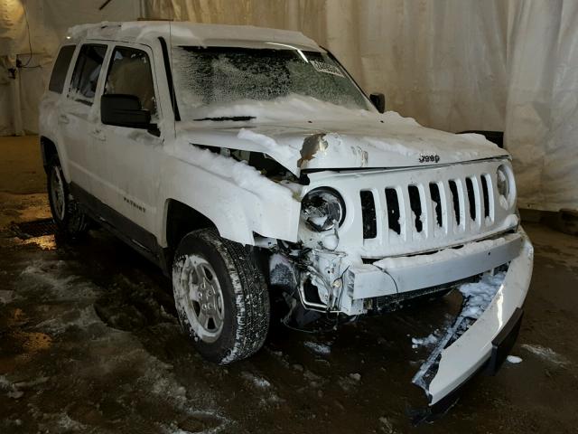 1C4NJRBB8DD203254 - 2013 JEEP PATRIOT SP WHITE photo 1