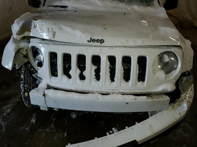 1C4NJRBB8DD203254 - 2013 JEEP PATRIOT SP WHITE photo 7