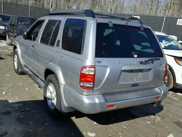 JN8DR09YX4W906955 - 2004 NISSAN PATHFINDER SILVER photo 3