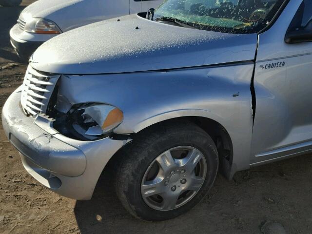 3C4FY58B25T581372 - 2005 CHRYSLER PT CRUISER SILVER photo 9