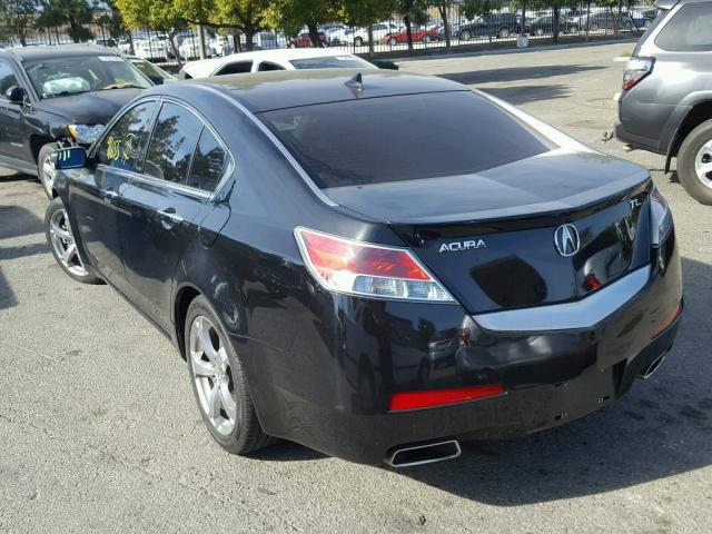 19UUA8F51AA003972 - 2010 ACURA TL BLACK photo 3