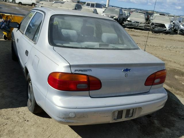 1Y1SK52881Z430967 - 2001 CHEVROLET GEO PRIZM SILVER photo 3