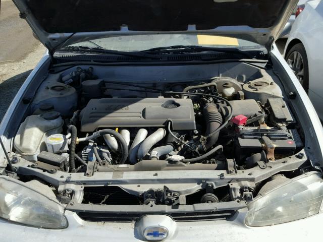 1Y1SK52881Z430967 - 2001 CHEVROLET GEO PRIZM SILVER photo 7