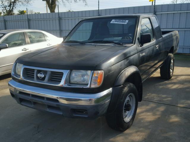 1N6ED26YXXC306860 - 1999 NISSAN FRONTIER K BLACK photo 2