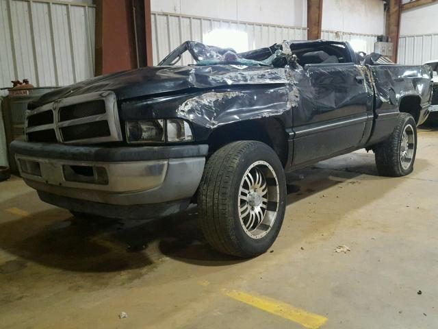 1B7HF16Z5SS201641 - 1995 DODGE RAM 1500 BLACK photo 2