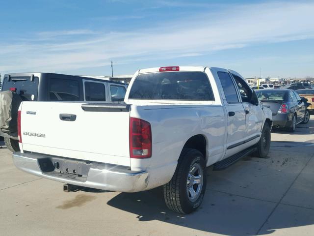 3D7HA18NX2G140275 - 2002 DODGE RAM 1500 WHITE photo 4