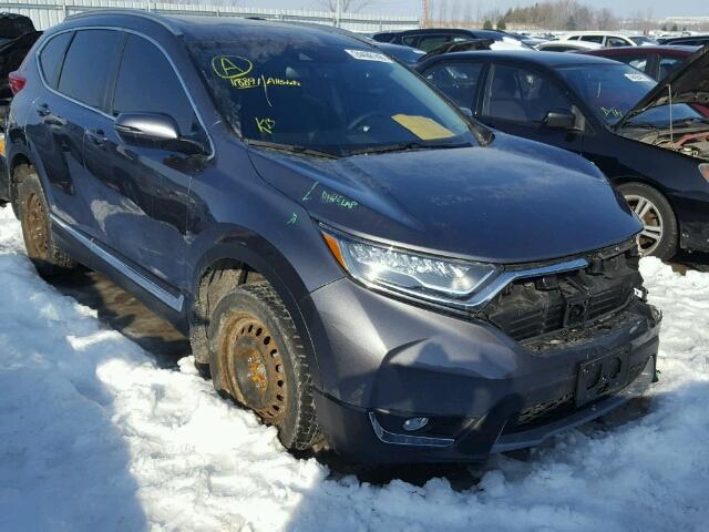 2HKRW2H98HH119658 - 2017 HONDA CR-V TOURI GRAY photo 1