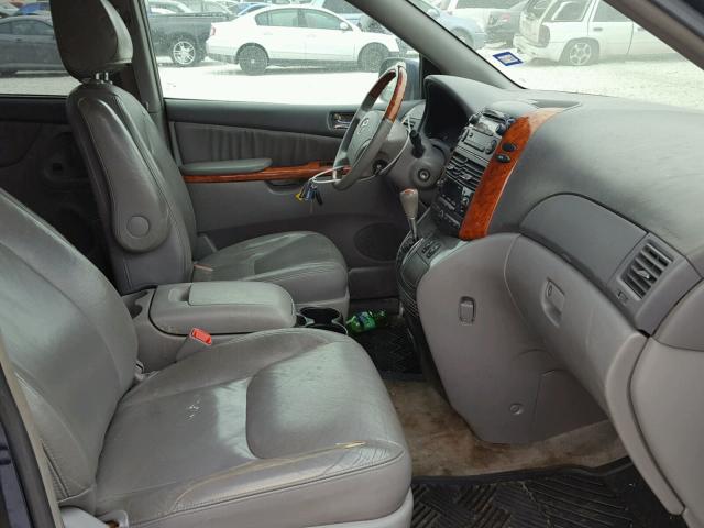 5TDZA22C86S464280 - 2006 TOYOTA SIENNA XLE BLUE photo 5