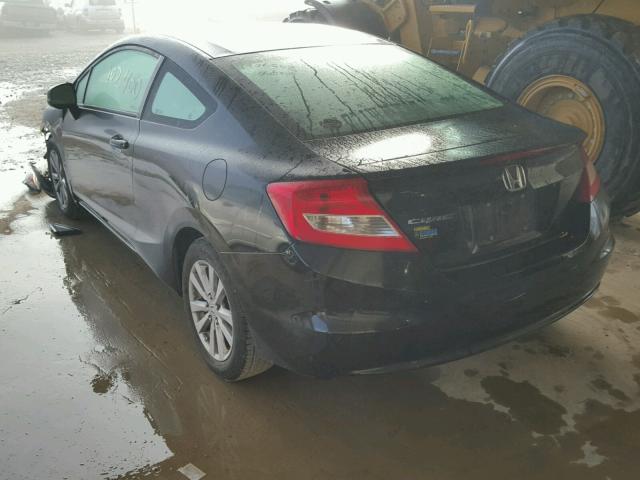 2HGFG3B80CH559124 - 2012 HONDA CIVIC EX შავი ფოტო 3