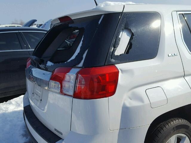 2CTFLCEW7A6336161 - 2010 GMC TERRAIN SL WHITE photo 9