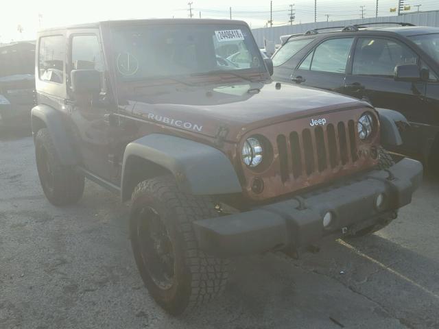 1J4BA6D17AL225800 - 2010 JEEP WRANGLER R MAROON photo 1