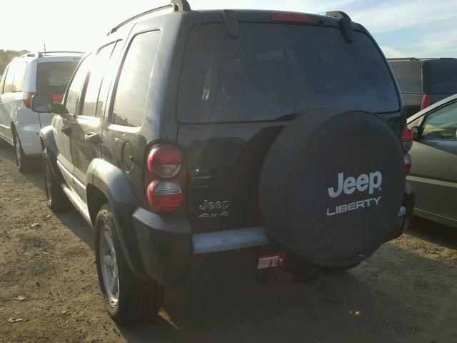 1J4GL58K65W727456 - 2005 JEEP LIBERTY LI BLACK photo 3
