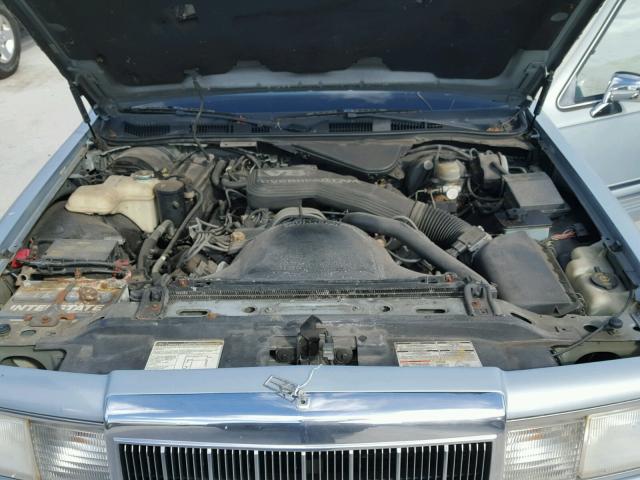 1LNCM83W1MY624134 - 1991 LINCOLN TOWN CAR C BLUE photo 7