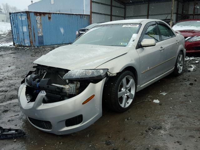 1YVHP80C975M62717 - 2007 MAZDA 6 I SILVER photo 2