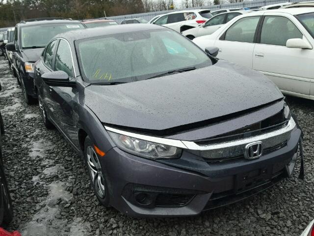 2HGFC2F65GH002116 - 2016 HONDA CIVIC LX GRAY photo 1