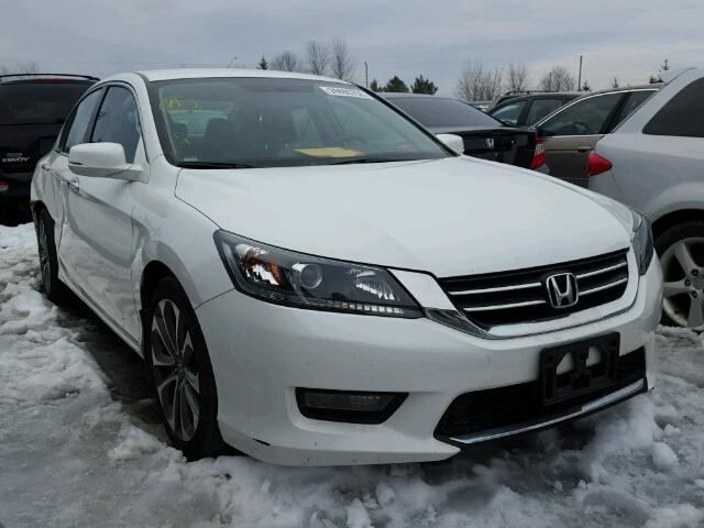 1HGCR2F52EA801968 - 2014 HONDA ACCORD SPO WHITE photo 1