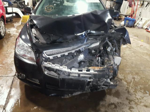 1G1ZK57798F162230 - 2008 CHEVROLET MALIBU LTZ BLACK photo 9