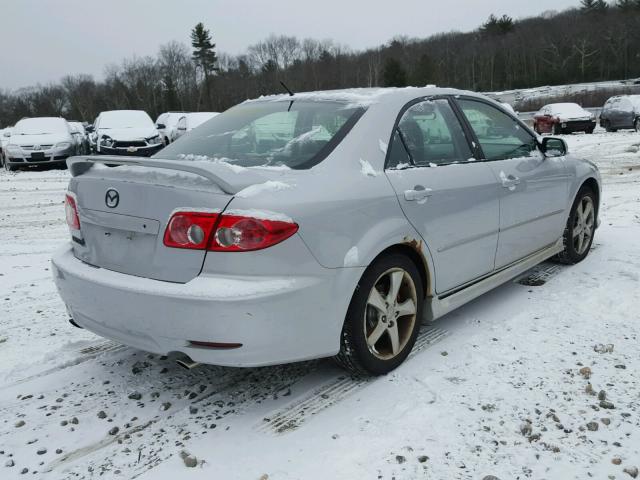 1YVFP80C445N53588 - 2004 MAZDA 6 I SILVER photo 4