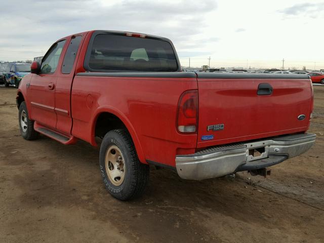 2FTRX18L6XCA18609 - 1999 FORD F150 RED photo 3