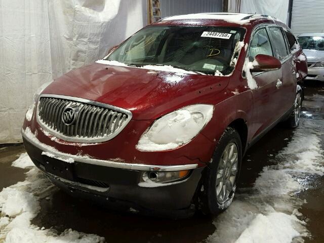 5GAKVCED3CJ157836 - 2012 BUICK ENCLAVE RED photo 2