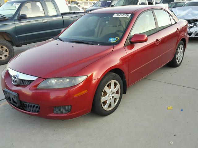 1YVFP80CX65M12978 - 2006 MAZDA 6 I RED photo 2