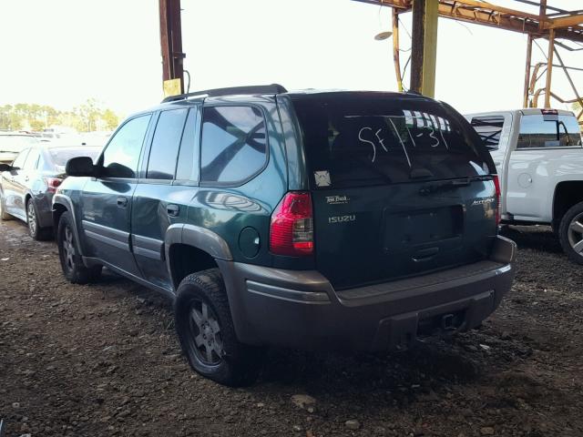 4NUDS13S252703159 - 2005 ISUZU ASCENDER S მწვანე ფოტო 3