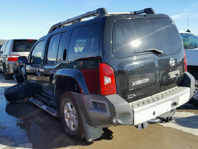 5N1AN0NU9AC509212 - 2010 NISSAN XTERRA OFF BLACK photo 3