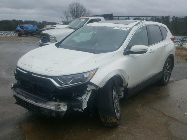 5J6RW1H84HL003848 - 2017 HONDA CR-V EXL WHITE photo 2