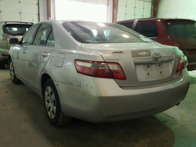 4T4BE46K27R004047 - 2007 TOYOTA CAMRY NEW SILVER photo 3