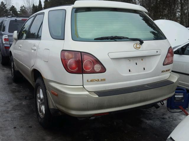 JT6HF10UXX0059956 - 1999 LEXUS RX 300 CREAM photo 3