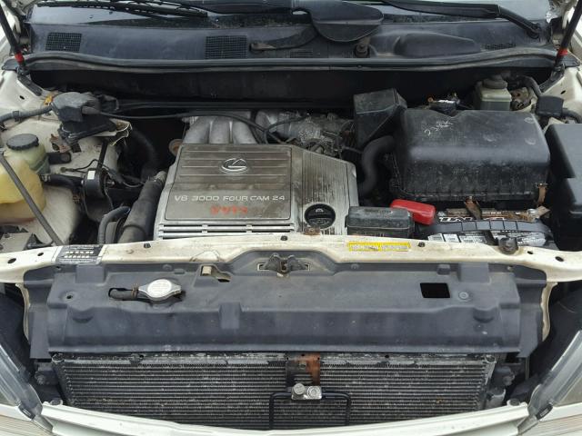 JT6HF10UXX0059956 - 1999 LEXUS RX 300 CREAM photo 7