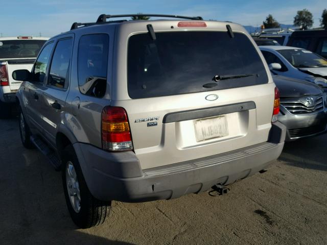 1FMCU04151KE78761 - 2001 FORD ESCAPE GRAY photo 3