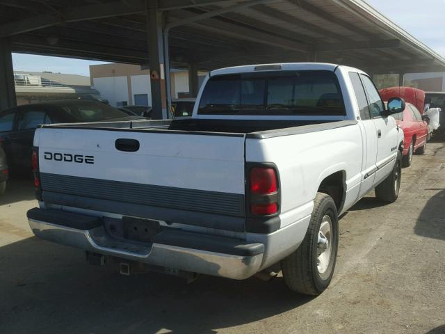 3B7HC13Z3YG137919 - 2000 DODGE RAM 1500 WHITE photo 4