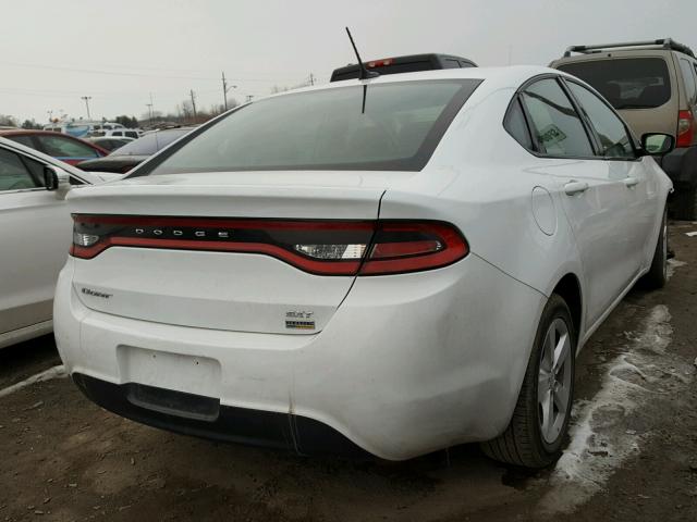 1C3CDFBA4GD584579 - 2016 DODGE DART SXT WHITE photo 4