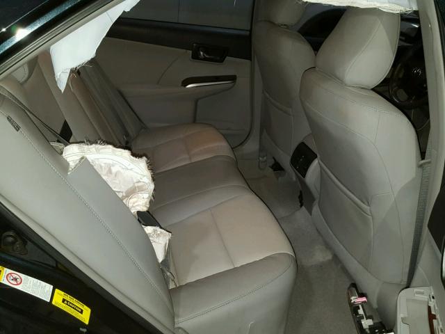 4T1BF1FK2CU143286 - 2012 TOYOTA CAMRY BASE BLACK photo 6