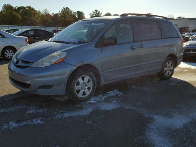 5TDZA23C06S406615 - 2006 TOYOTA SIENNA CE TEAL photo 2