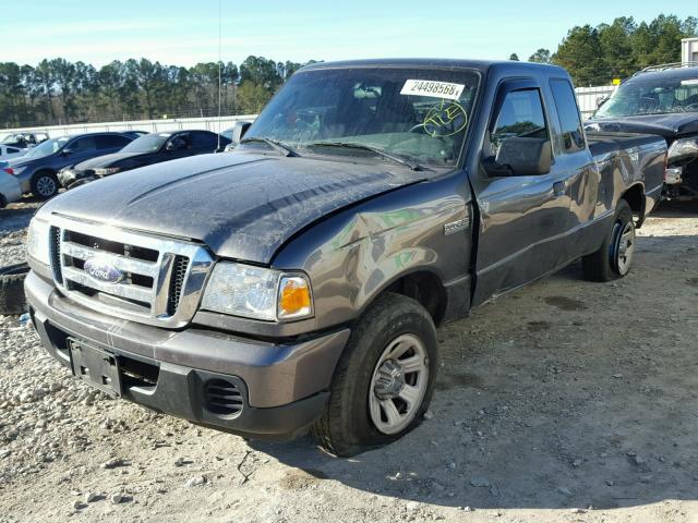 1FTYR14D88PA13934 - 2008 FORD RANGER SUP GRAY photo 2