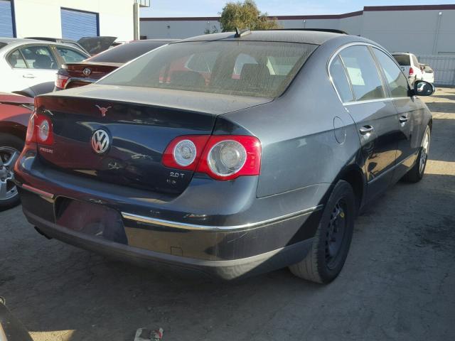 WVWAK93C06E107957 - 2006 VOLKSWAGEN PASSAT 2.0 GRAY photo 4