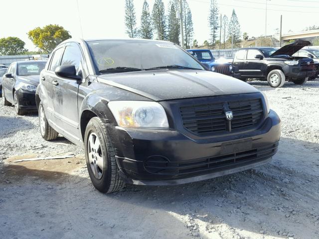 1B3HB28B88D644978 - 2008 DODGE CALIBER BLACK photo 1