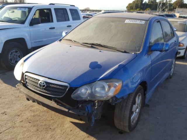 2T1BR32E18C906071 - 2008 TOYOTA COROLLA CE BLUE photo 2