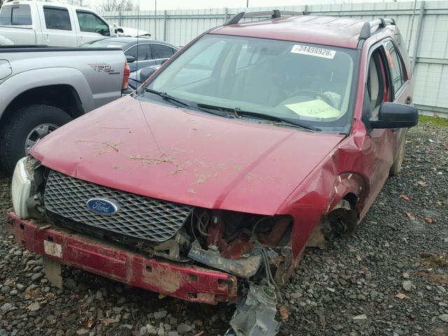 1FMZK04115GA30381 - 2005 FORD FREESTYLE RED photo 2