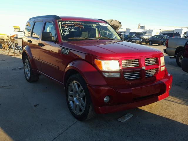 1D8GT58667W738048 - 2007 DODGE NITRO R/T RED photo 1