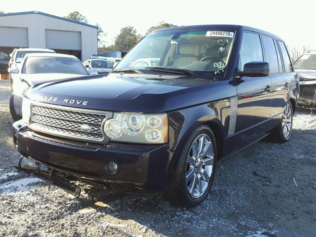 SALMF13446A212111 - 2006 LAND ROVER RANGE ROVE BLACK photo 2