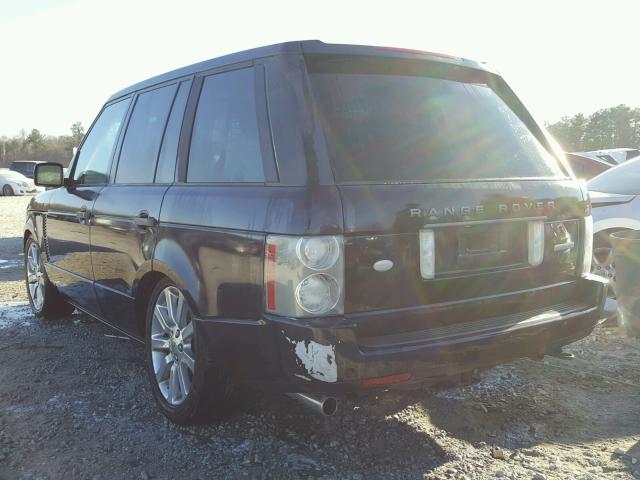 SALMF13446A212111 - 2006 LAND ROVER RANGE ROVE BLACK photo 3